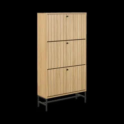 Schoenkasten & Rekken|Ygo Schoenenkast FIEBE 3L Decor Eik B72