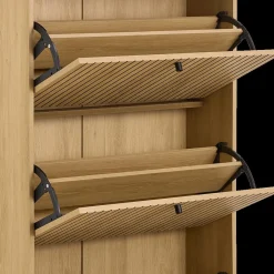 Schoenkasten & Rekken|Ygo Schoenenkast FIEBE 3L Decor Eik B72