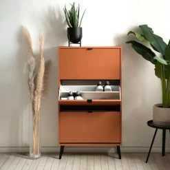 Schoenkasten & Rekken|Ygo Schoenenkast MADDIE Terracotta B70