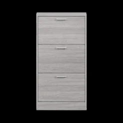 Schoenkasten & Rekken|Ygo Schoenenkast MAUI 3L Grijze Eik