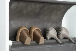 Schoenkasten & Rekken|Ygo Schoenenkast RAPHAEL 1D/Sp, B50-H180, Wit