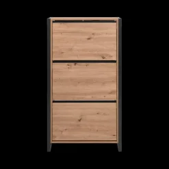 Schoenkasten & Rekken|Ygo Schoenenkast ROCKY Artisan Eik/Antraciet