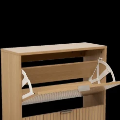 Schoenkasten & Rekken|Ygo Schoenenkast TRIASO Naturel