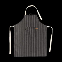 Keukenlinnen|Ygo Schort HOLMS Stripe Zwart