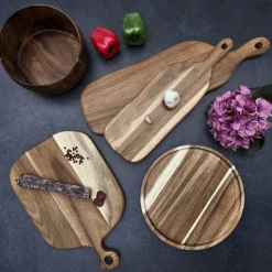 Tafelaccessoires|Servies|Ygo Serveerplank ACARA Acacia Bruin XL