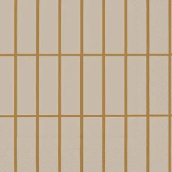 Tafellinnen & -Textiel|Ygo Servet TILLISKIVI S/20 Linnen/Oker