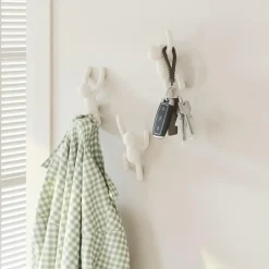 Opbergen|Ygo Set 3 Kapstok BUDDY Wit Ass.