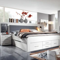 Slaapkamers|Ygo SET: Bed ILONA 160x200 + Hoofdbord ILONA