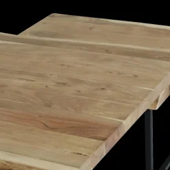 Salontafels & Bijzettafels|Ygo Set van 2 salontafels ETHAN Massief Acacia naturel