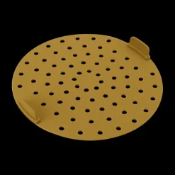 Kookaccessoires|Bakaccessoires|Ygo Silicone Bakmat Airfryer AIRY Rond Oker