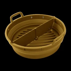 Kookaccessoires|Bakaccessoires|Ygo Silicone Bakvorm Airfryer AIRY Rond Oker