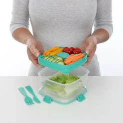 Bewaaraccessoires|Ygo Sis.ToGo Slakom Com./Dres.potje/Bestek Minty