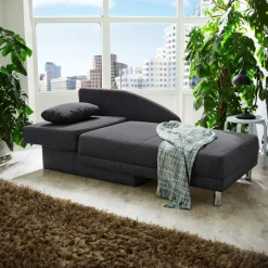 Slaapbanken|Slaapbanken|Ygo Slaapbank AIM B90 Antraciet