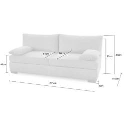 Slaapbanken|Slaapbanken|Ygo Slaapbank MORLEY B202 Beige