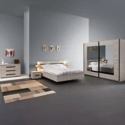 Slaapkamers|Ygo Slaapkamer IMPERIUM: Kleerkast 250cm + Bed 180x200 + Commode + 2x Nachttafels