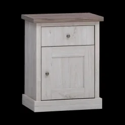 Slaapkamers|Ygo Slaapkamer JASNA: Kleerkast Draaideuren B225 + Bed 140x200 + 2x Nachttafel