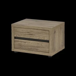 Slaapkamers|Ygo Slaapkamer LAFON: Kleerkast 245cm + Bed 180x200 + Commode + 2x Nachttafels