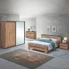 Slaapkamers|Ygo Slaapkamer PIPPA: Kleerkast 220cm + Bed 140x200 + 2x Nachttafel B58