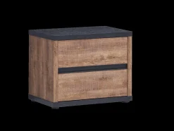 Slaapkamers|Ygo Slaapkamer PIPPA: Kleerkast 220cm + Bed 140x200 + 2x Nachttafel B58