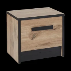 Slaapkamers|Ygo Slaapkamer ROSALIND: Kleerkast B245 + Bed 180x200 + Commode B110 + 2x Nachttafel B53