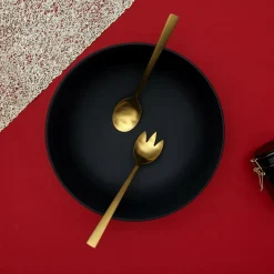 Bestek|Ygo Slabestek SALAD 2Del. Goud