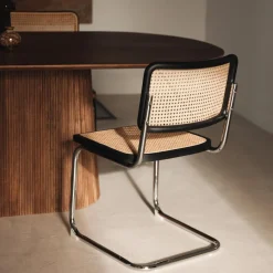 Stoelen|Ygo Sledestoel GUSTAV Beech Wood Black