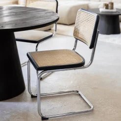 Stoelen|Ygo Sledestoel GUSTAV Beech Wood Black