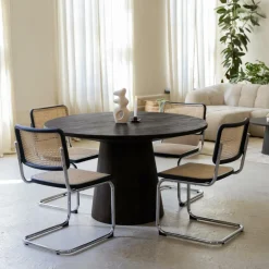 Stoelen|Ygo Sledestoel GUSTAV Beech Wood Black