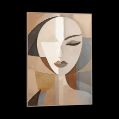 Wanddecoratie|Ygo Slim Frame Wood Natural Essence