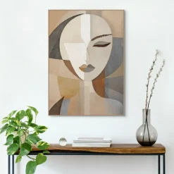 Wanddecoratie|Ygo Slim Frame Wood Natural Essence