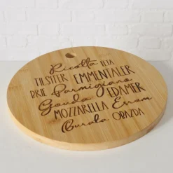 Keukenaccessoires|Kookaccessoires|Ygo Snijplank KAROLO Kaas Rond Bamboe