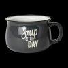 Servies|Ygo Soepkom SOUP OF THE DAY 500ml Grijs