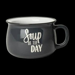Servies|Ygo Soepkom SOUP OF THE DAY 500ml Grijs