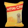 Huisdierspeelgoed|Ygo Speeltje CHIPS Chipszakje Geel