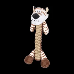 Huisdierspeelgoed|Ygo Speeltje MARIUS Koord Tijger Bruin