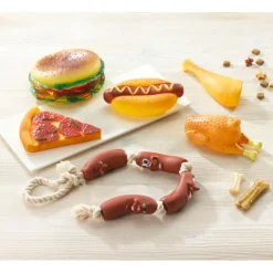 Huisdierspeelgoed|Ygo Speeltje ROAST CHICKEN Gebraden Kip