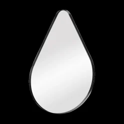 Spiegels|Spiegels|Ygo Spiegel BRITS Druppel Metaal Zwart