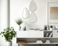 Spiegels|Spiegels|Ygo Spiegel BRITS Organanisch L Metaal Goud