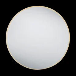 Spiegels|Spiegels|Ygo Spiegel BRITS Rond Ø80 Metaal Goud