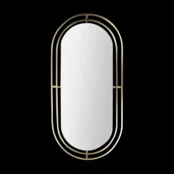 Spiegels|Spiegels|Ygo Spiegel HAIDIM Ovaal Met. Goud