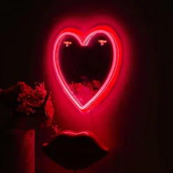 Spiegels|Spiegels|Ygo Spiegel HART m/Led Rood