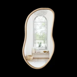 Spiegels|Spiegels|Ygo Spiegel IBLIA Organisch Hout Naturel