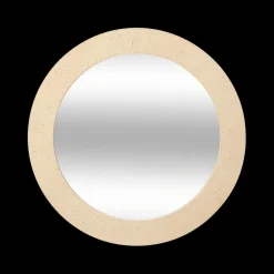 Spiegels|Spiegels|Ygo Spiegel LAGOON Ø78 Travertijnlook