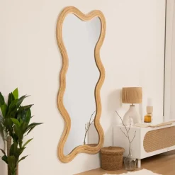 Spiegels|Spiegels|Ygo Spiegel MELSIO Org. Rotan Naturel