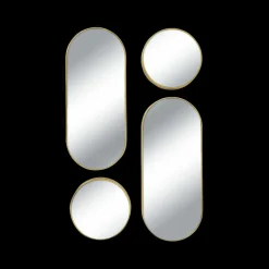 Spiegels|Spiegels|Ygo Spiegel VERSA S/4 Ovaal/Rond Goud