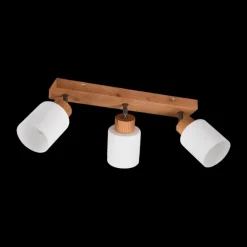 Spots|Ygo Spot ASSAM 3Del. Hout/Glas Wit