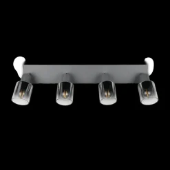 Wandlampen|Ygo Spot CADIZ 4Del. Met./Glas Antraciet