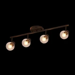 Spots|Ygo Spot OSIRA 4Del. Zwart/Glas Helder