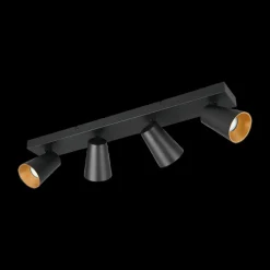 Spots|Ygo Spot SHARP 4Del. Met. Zwart/Goud