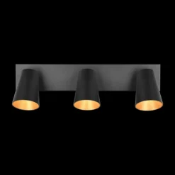 Spots|Ygo Spot SHARP 3Del. Met. Zwart/Goud